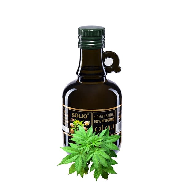 Konopný olej 250 ml vo fľaši z tmavého skla